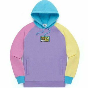 NWT Teddy Fresh TF SPONGEBOB COLOR BLOCK HOODIE L